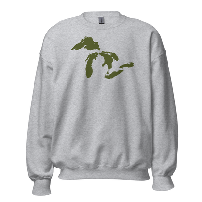 Great Lakes Sweatshirt | Unisex Standard - Army Green