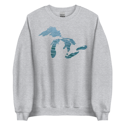 Great Lakes Sweatshirt | Unisex Standard - Waves Edition