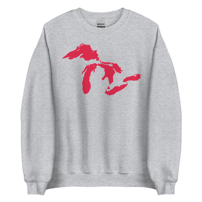 Great Lakes Sweatshirt | Unisex Standard - Lighthouse Red