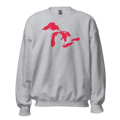 Great Lakes Sweatshirt | Unisex Standard - Lighthouse Red