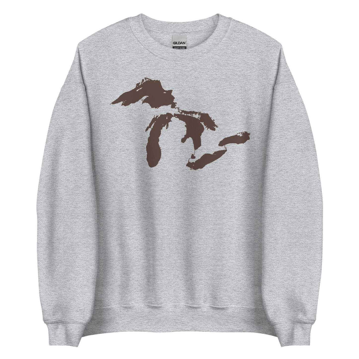 Great Lakes Sweatshirt | Unisex Standard - Hickory Brown