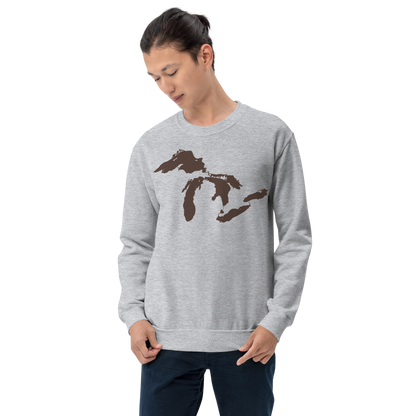 Great Lakes Sweatshirt | Unisex Standard - Hickory Brown