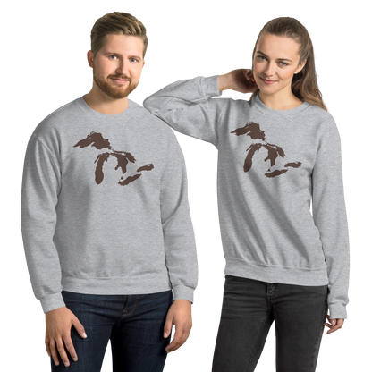 Great Lakes Sweatshirt | Unisex Standard - Hickory Brown