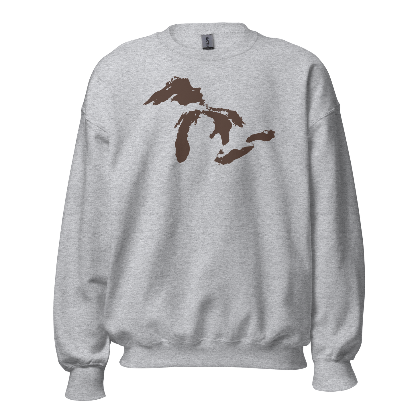 Great Lakes Sweatshirt | Unisex Standard - Hickory Brown