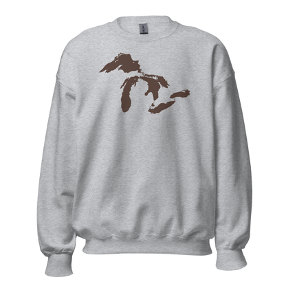 Great Lakes Sweatshirt | Unisex Standard - Hickory Brown