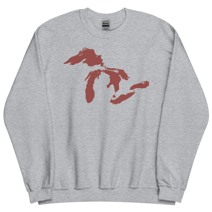 Great Lakes Sweatshirt | Unisex Standard - Ore Dock Red