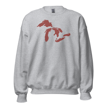 Great Lakes Sweatshirt | Unisex Standard - Ore Dock Red