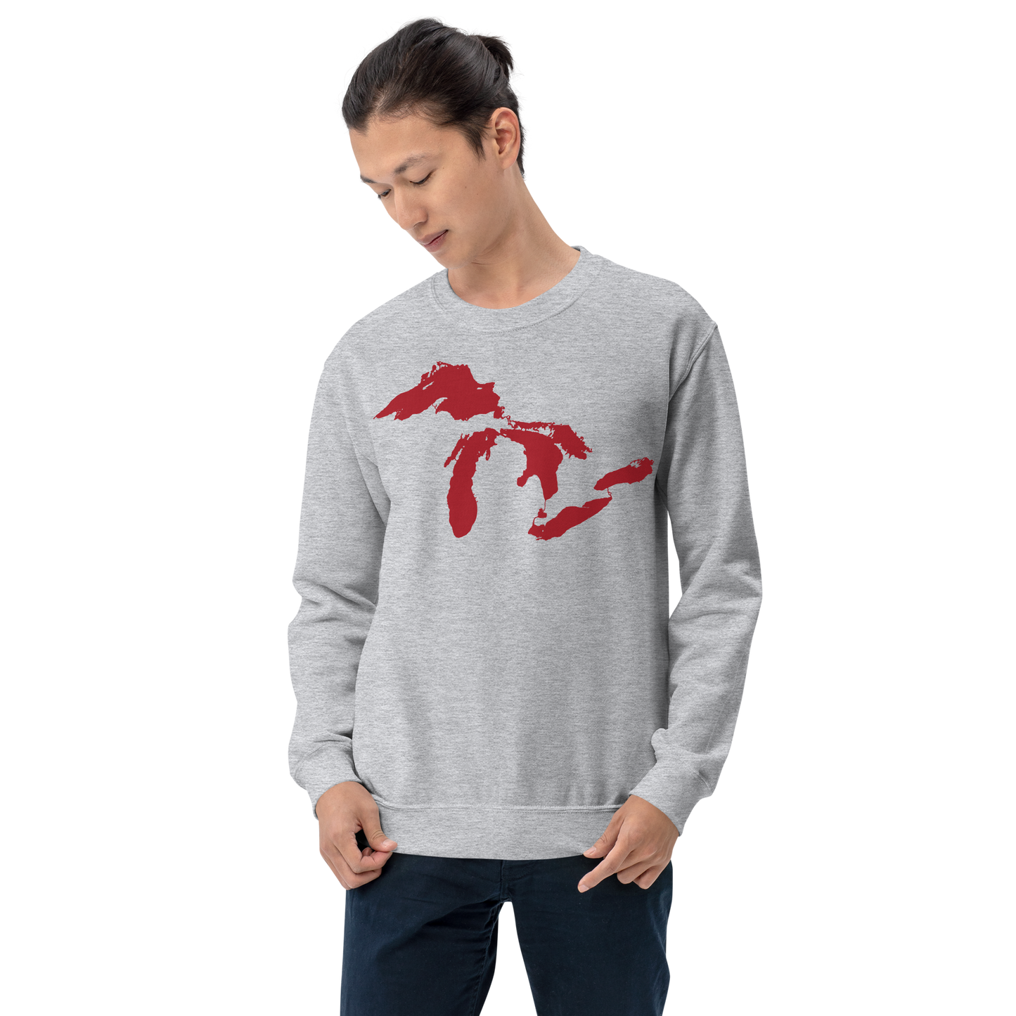 Great Lakes Sweatshirt | Unisex Standard - Thimbleberry Red