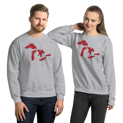 Great Lakes Sweatshirt | Unisex Standard - Thimbleberry Red