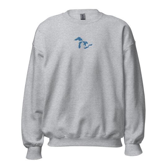 Great Lakes Sweatshirt | Unisex Standard - Superior Blue Emb.