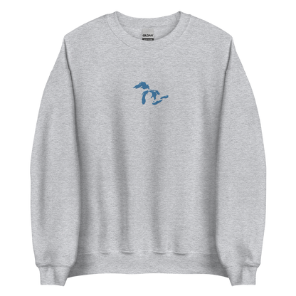 Great Lakes Sweatshirt | Unisex Standard - Superior Blue Emb.