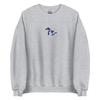 Great Lakes Sweatshirt | Unisex Standard - Bourbon Blue Emb.