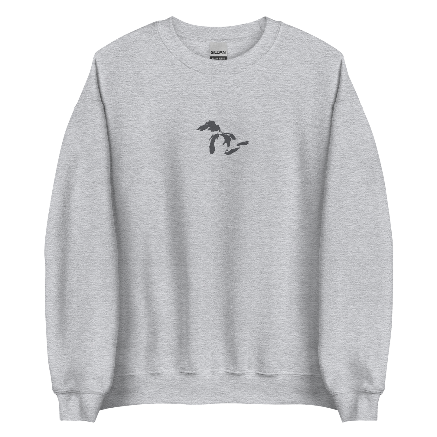 Great Lakes Sweatshirt | Unisex Standard - Iron Ore Grey Emb.