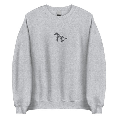 Great Lakes Sweatshirt | Unisex Standard - Iron Ore Grey Emb.