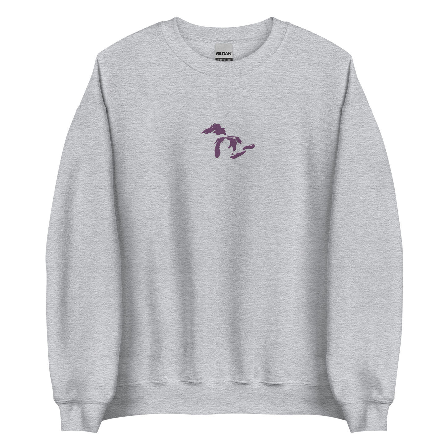 Great Lakes Sweatshirt | Unisex Standard - Plum Emb.