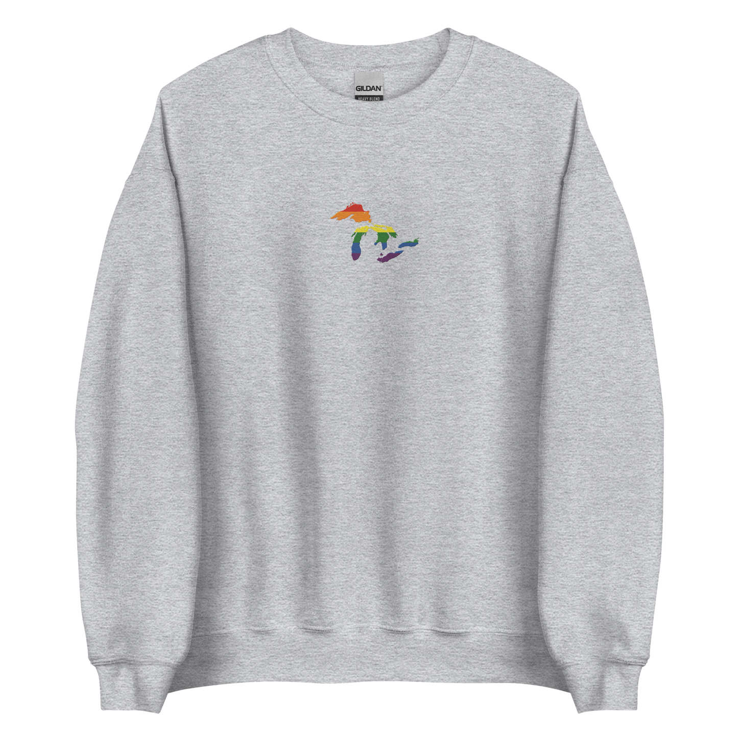 Great Lakes Sweatshirt | Unisex Standard - Rainbow Pride Emb.