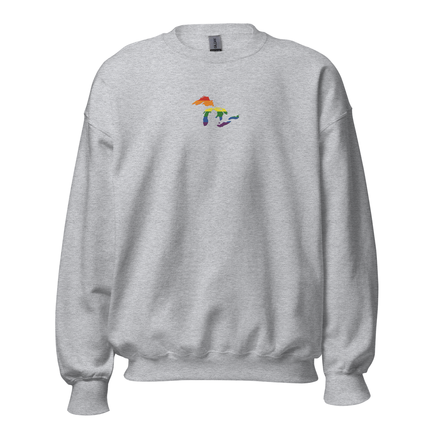 Great Lakes Sweatshirt | Unisex Standard - Rainbow Pride Emb.