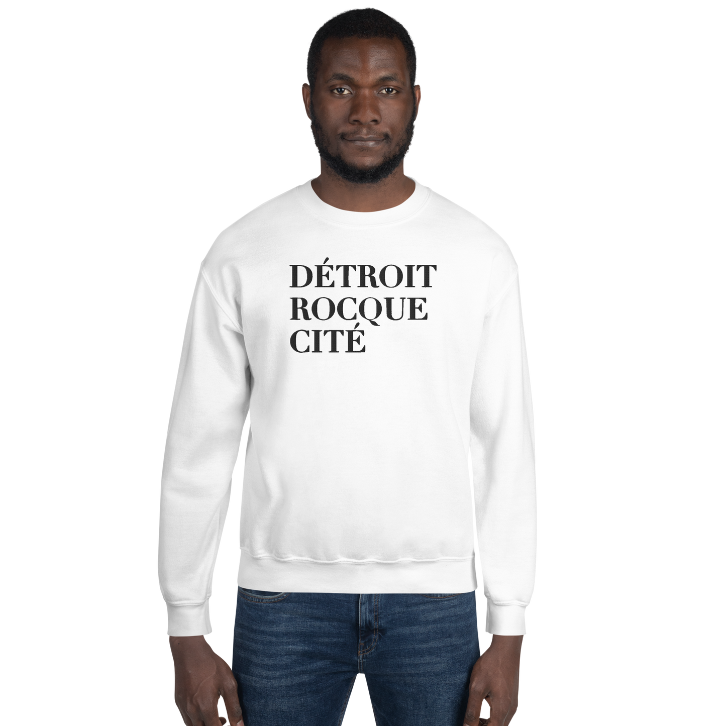 'Détroit Rocque Cité' Sweatshirt | Unisex Standard - Emb.