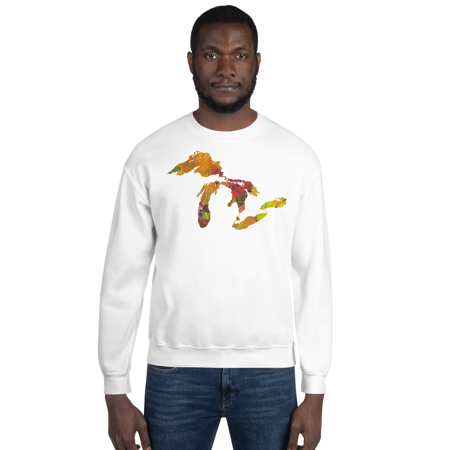 Great Lakes Sweatshirt | Unisex Standard - Fall Leaves Edition