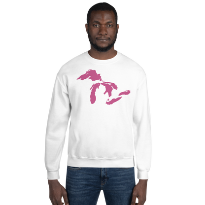 Great Lakes Sweatshirt | Unisex Standard - Apple Blossom Pink