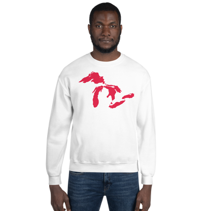 Great Lakes Sweatshirt | Unisex Standard - Lighthouse Red