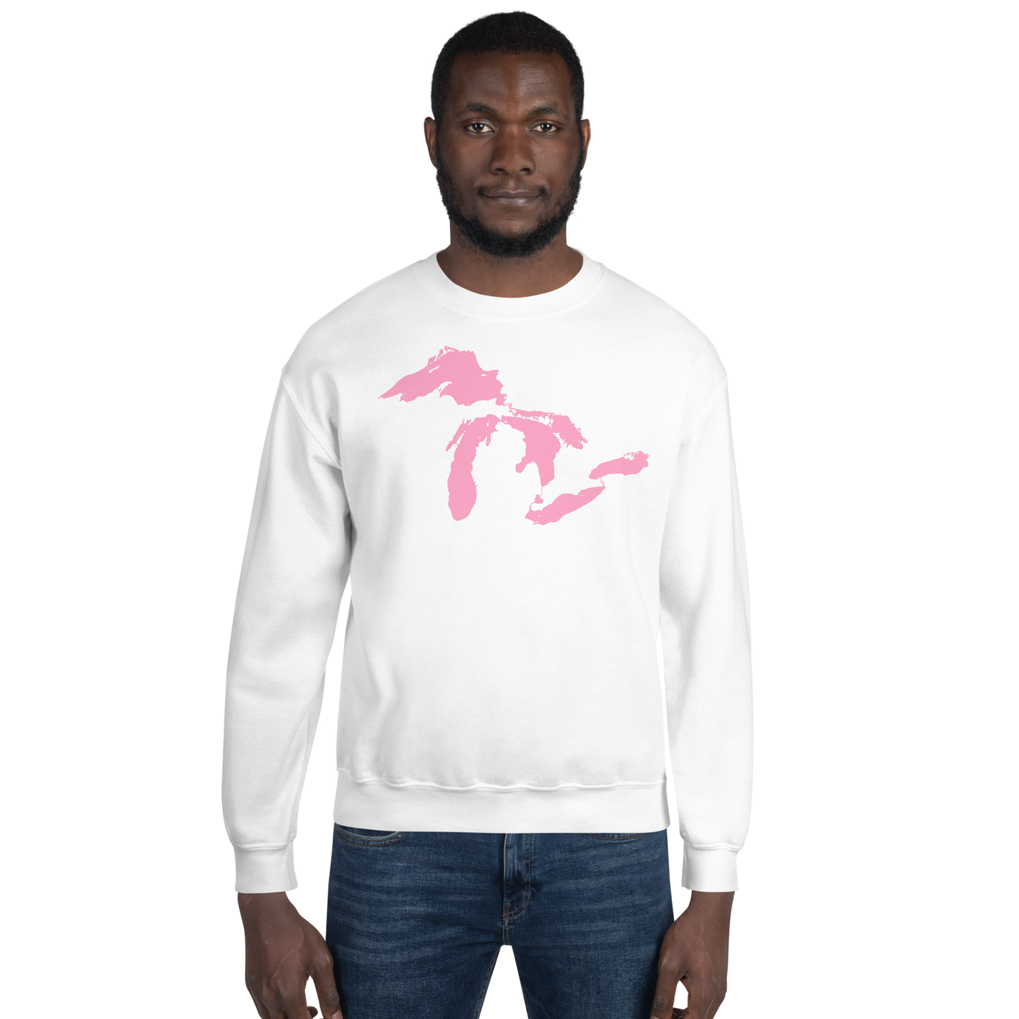 Great Lakes Sweatshirt | Unisex Standard - Caddie Pink