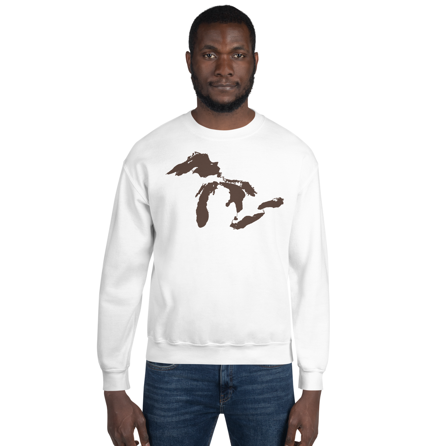 Great Lakes Sweatshirt | Unisex Standard - Hickory Brown