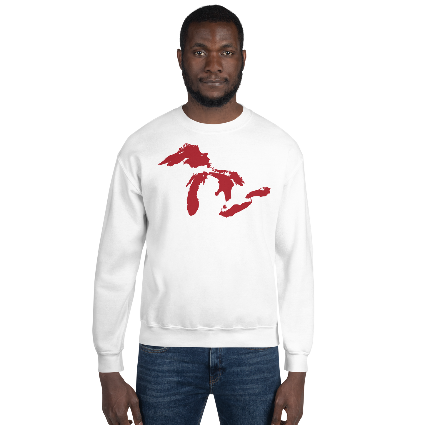 Great Lakes Sweatshirt | Unisex Standard - Thimbleberry Red