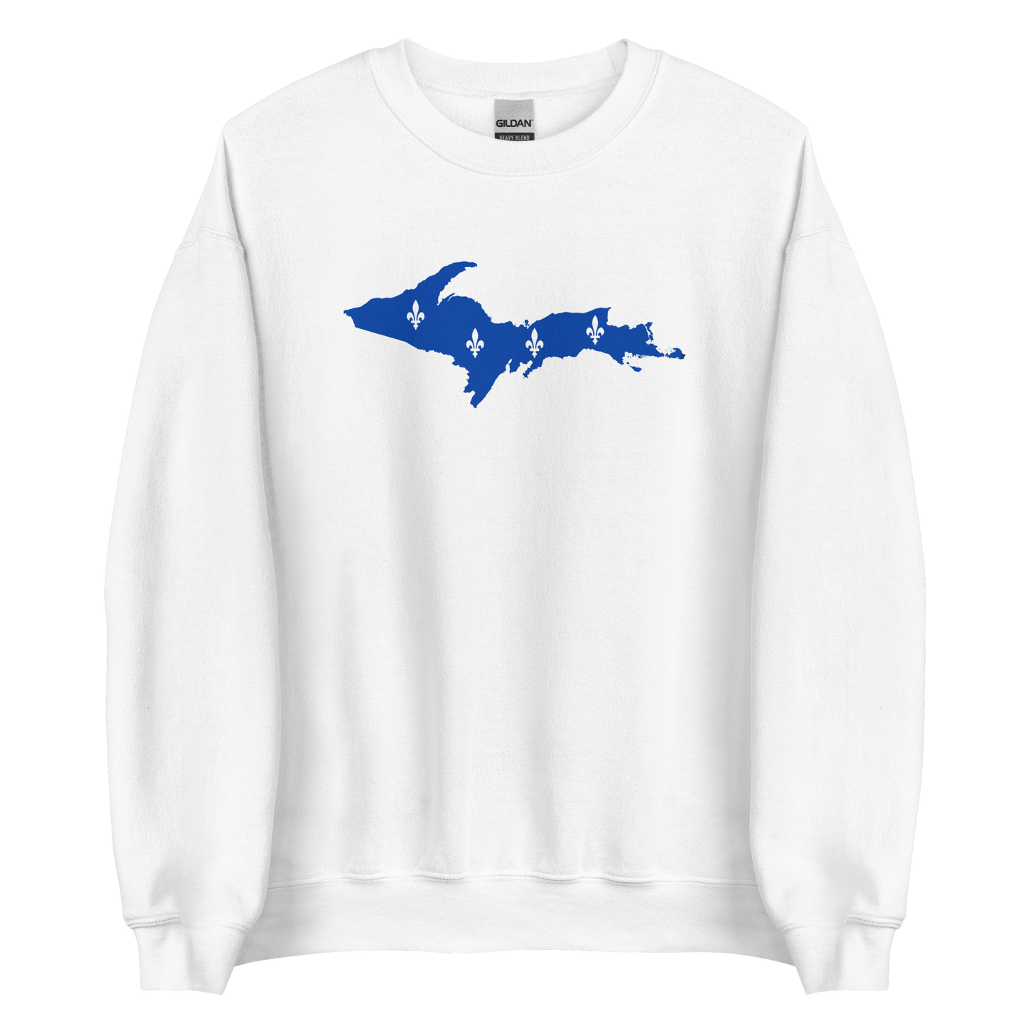 Michigan Upper Peninsula Sweatshirt (w/ UP Quebec Flag Outline) | Unisex Standard