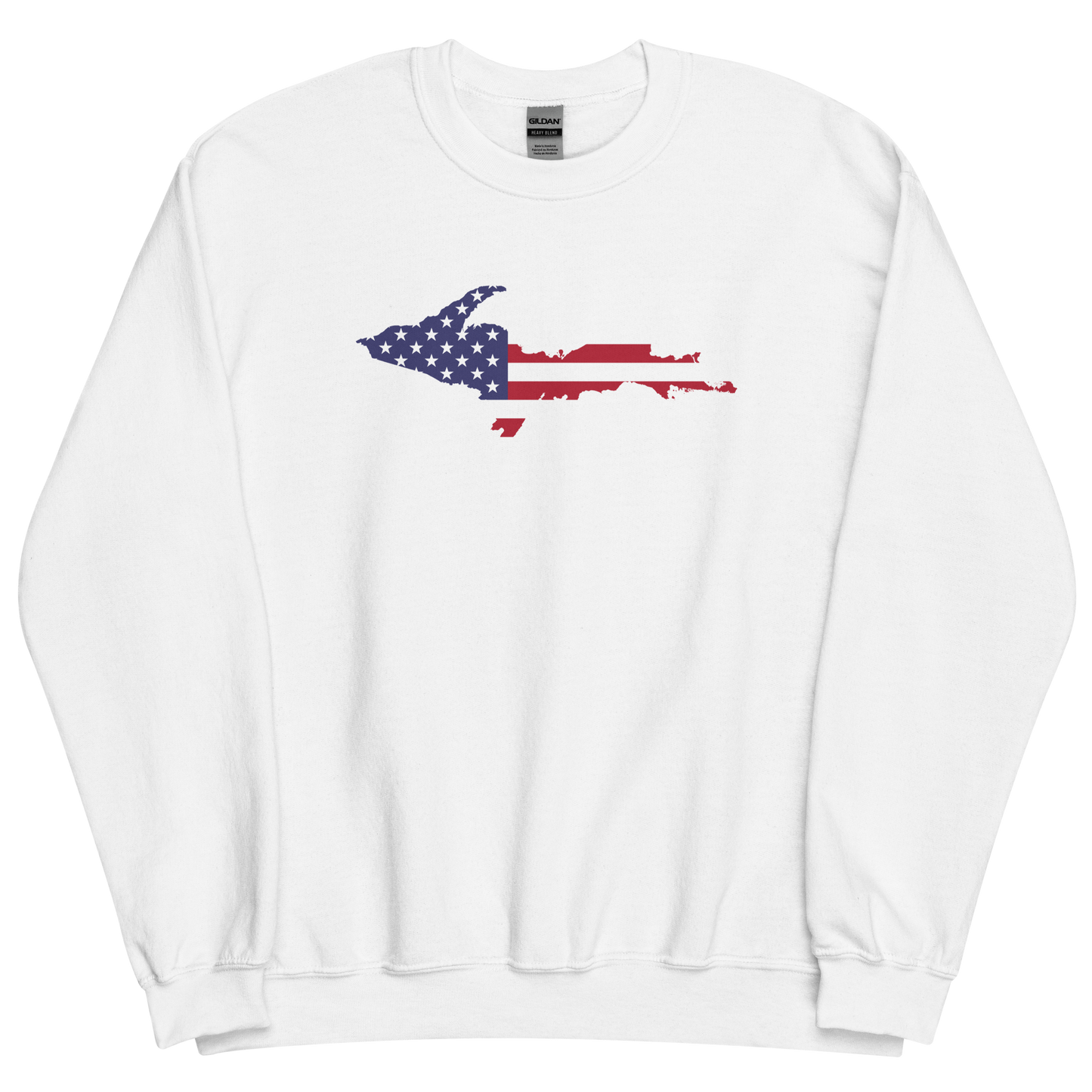 Michigan Upper Peninsula Sweatshirt (w/ UP USA Flag Outline) | Unisex Standard