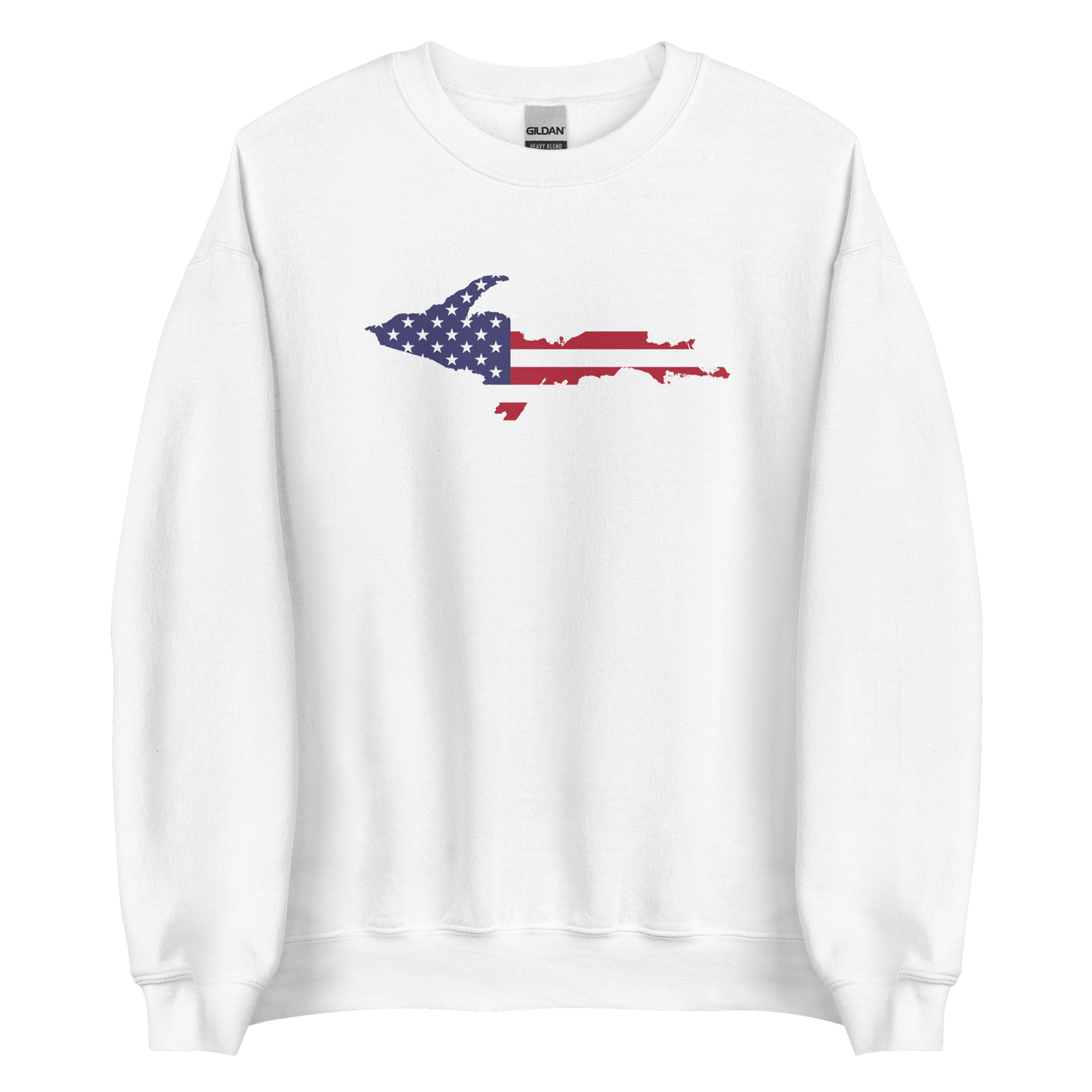 Michigan Upper Peninsula Sweatshirt (w/ UP USA Flag Outline) | Unisex Standard