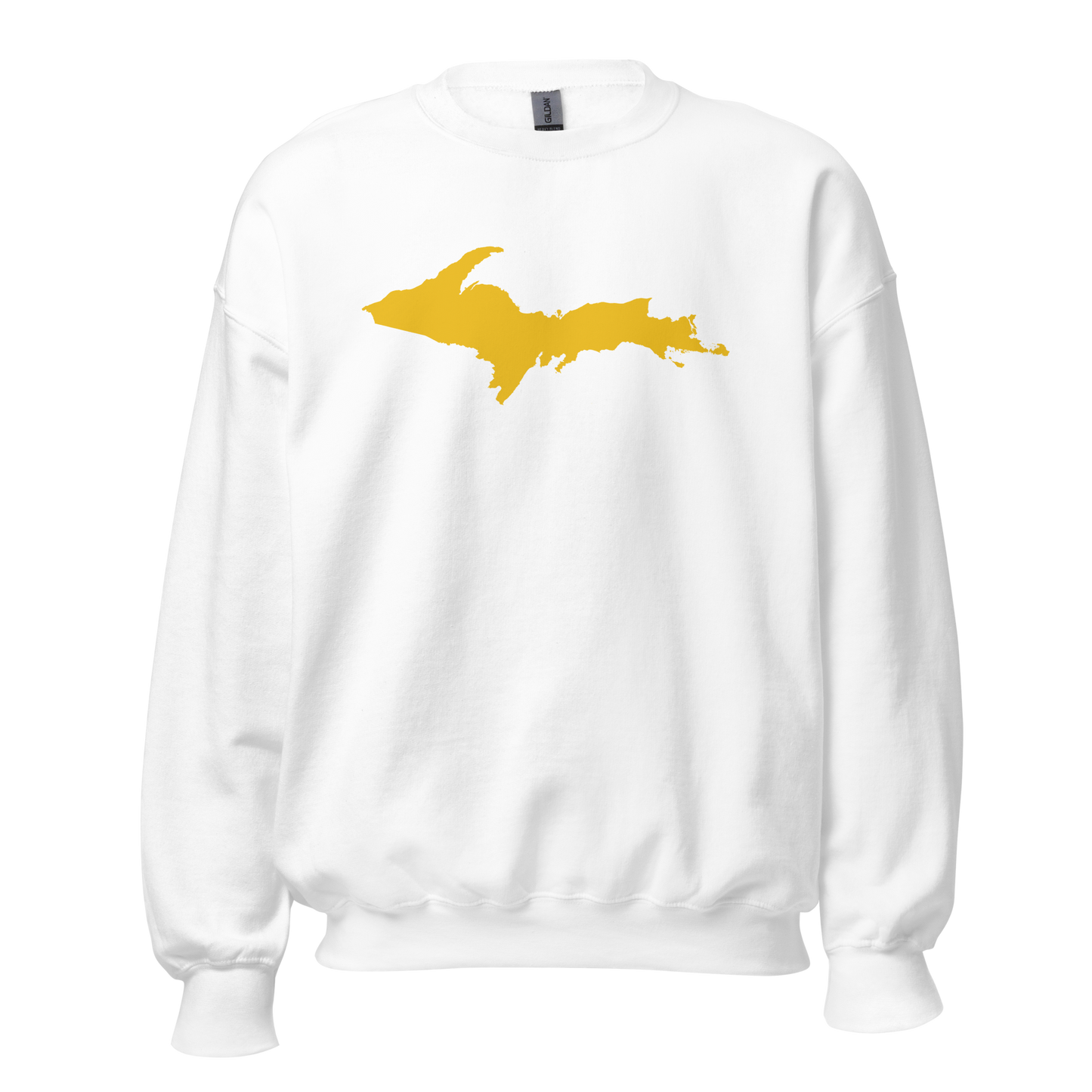 Michigan Upper Peninsula Sweatshirt (w/ Gold UP Outline) | Unisex Standard