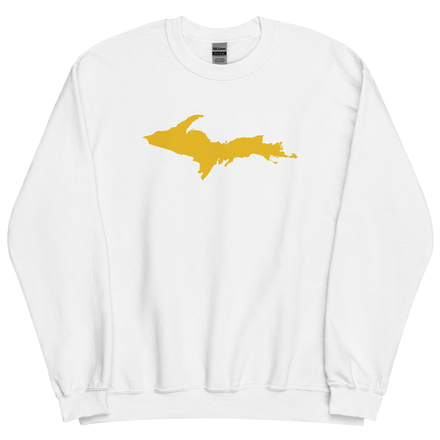 Michigan Upper Peninsula Sweatshirt (w/ Gold UP Outline) | Unisex Standard