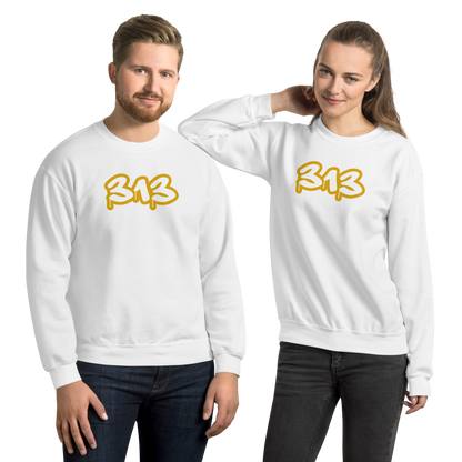 Detroit '313' Sweatshirt (Gold Tag Font) | Unisex Standard