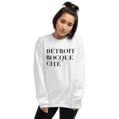 'Détroit Rocque Cité' Sweatshirt | Unisex Standard