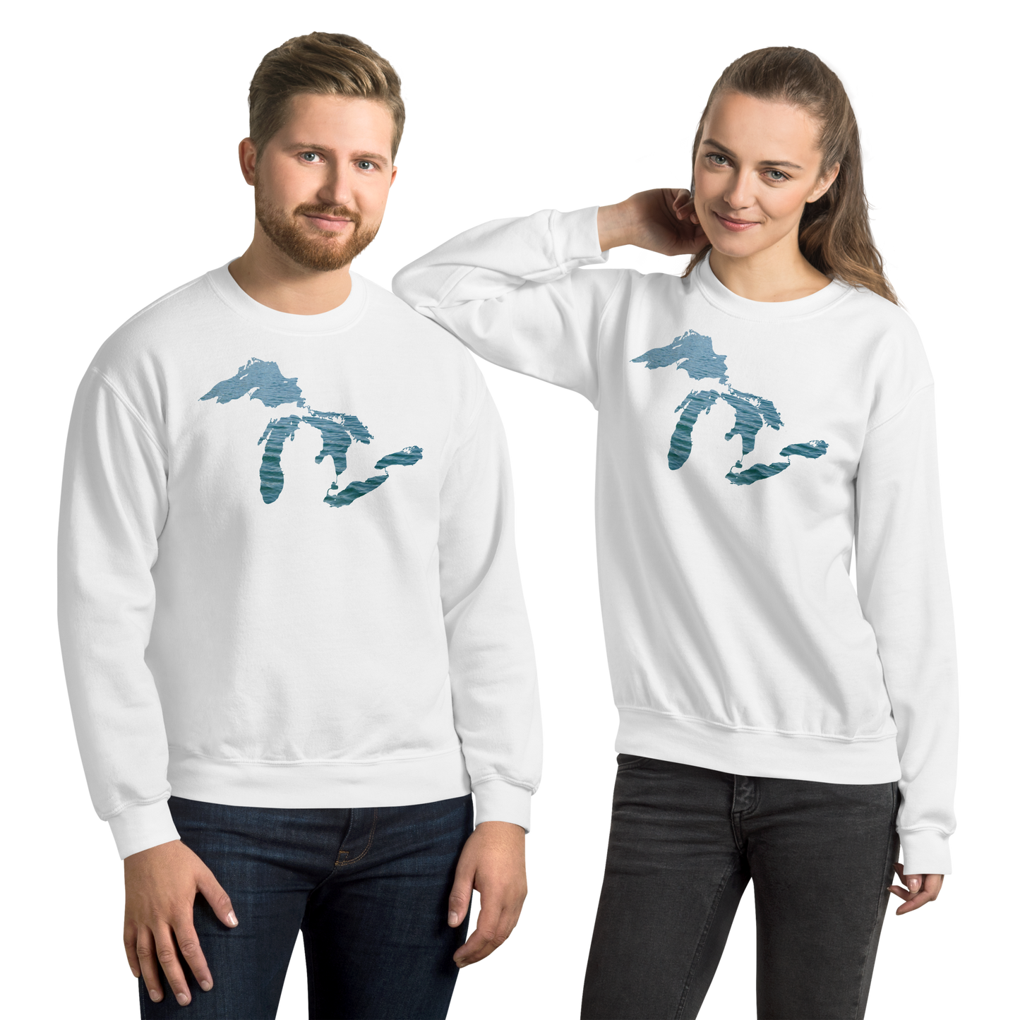 Great Lakes Sweatshirt | Unisex Standard - Waves Edition