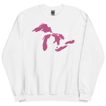 Great Lakes Sweatshirt | Unisex Standard - Apple Blossom Pink