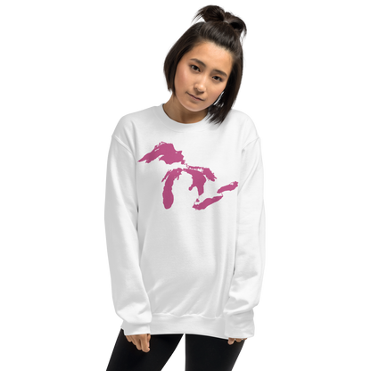 Great Lakes Sweatshirt | Unisex Standard - Apple Blossom Pink