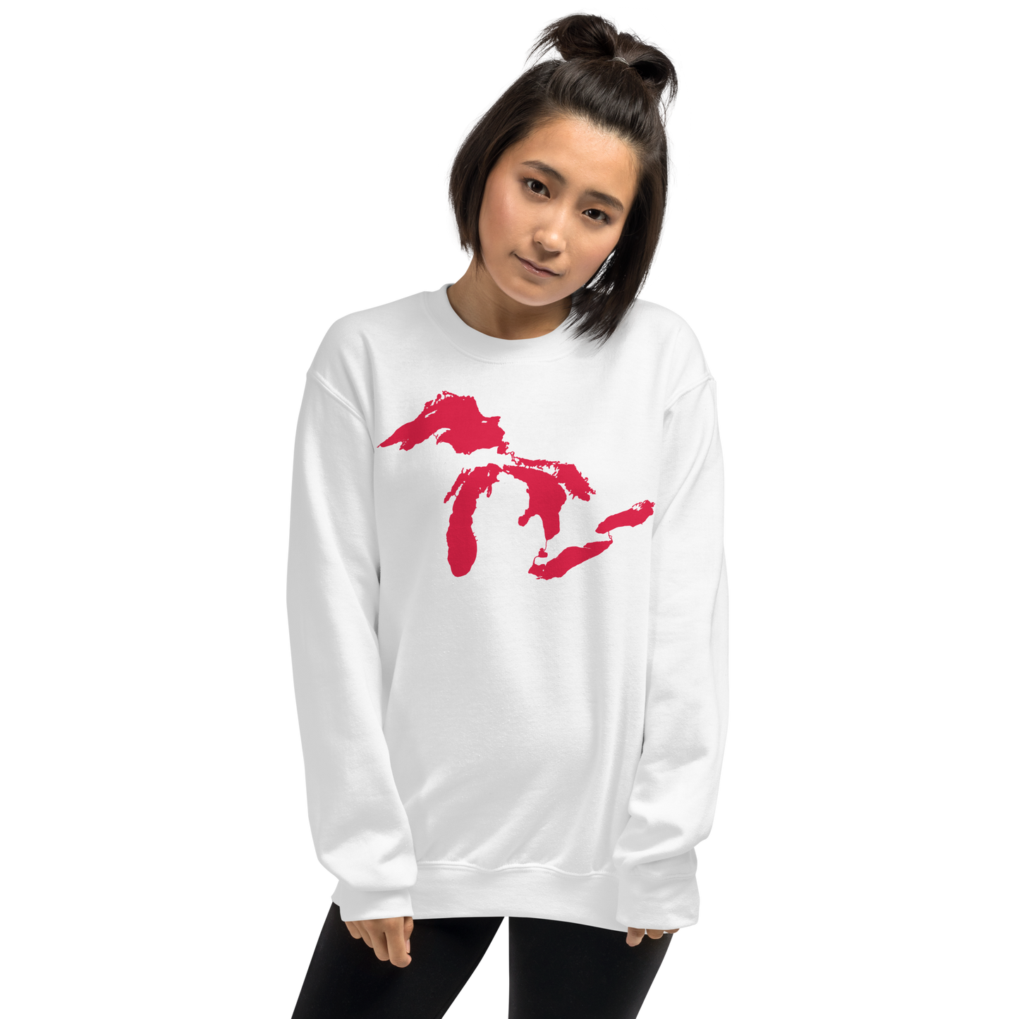 Great Lakes Sweatshirt | Unisex Standard - Lighthouse Red