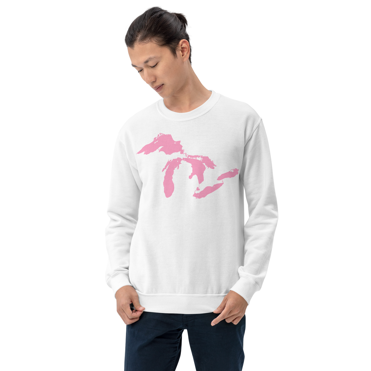 Great Lakes Sweatshirt | Unisex Standard - Caddie Pink