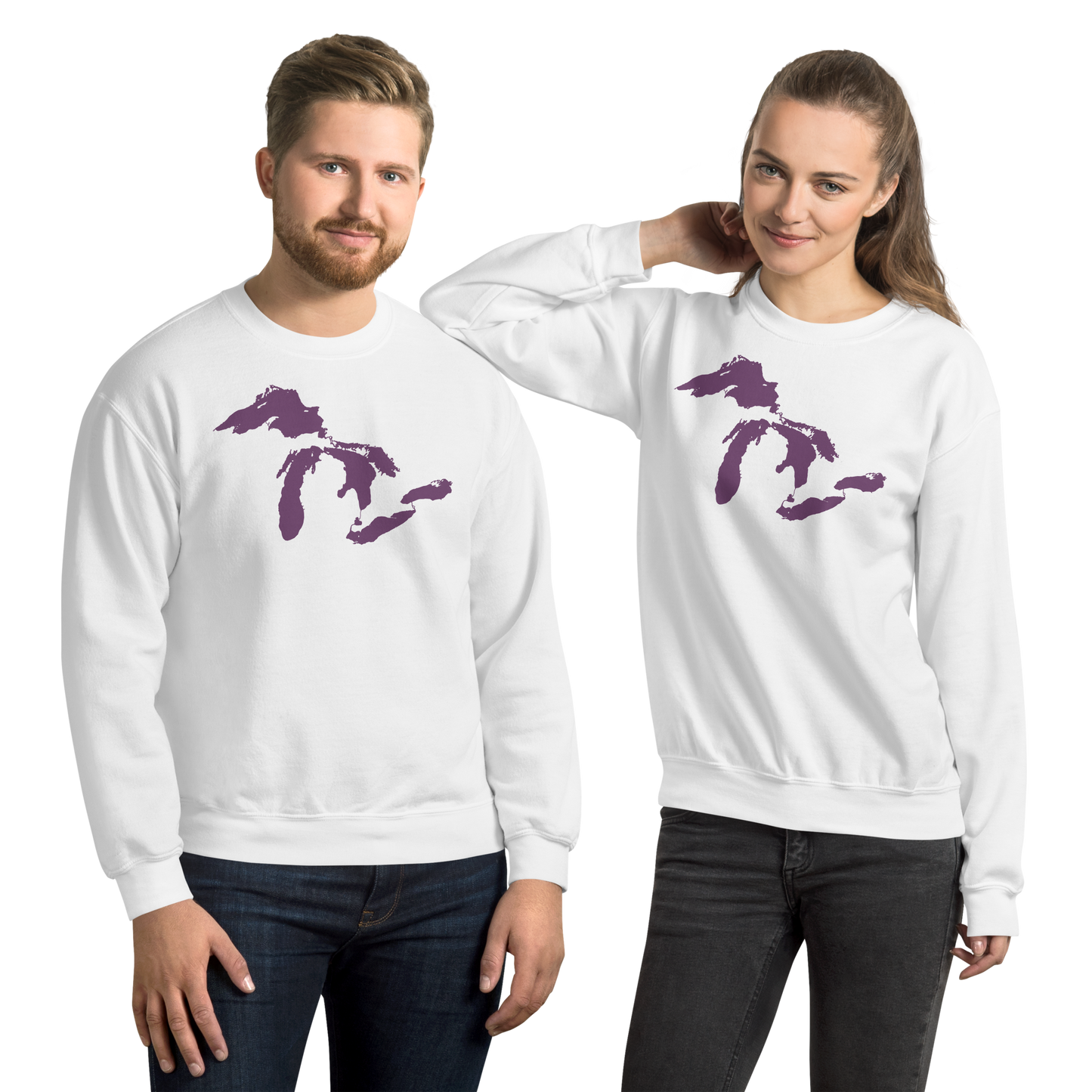 Great Lakes Sweatshirt | Unisex Standard - Plum