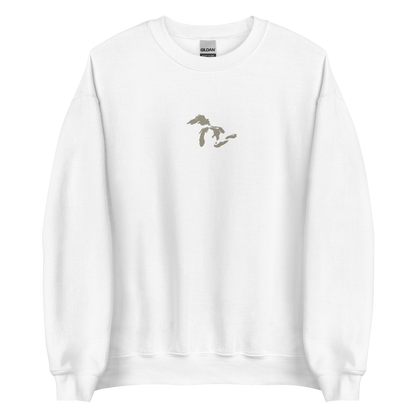 Great Lakes Sweatshirt | Unisex Standard - Petoskey Beige Emb.