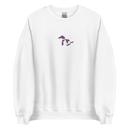 Great Lakes Sweatshirt | Unisex Standard - Plum Emb.