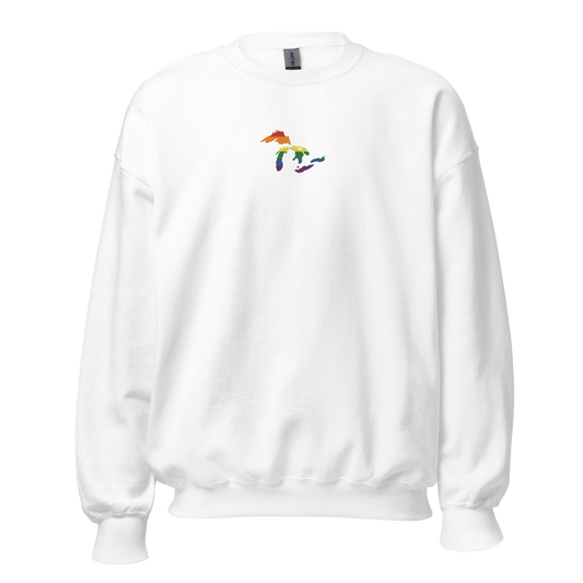 Great Lakes Sweatshirt | Unisex Standard - Rainbow Pride Emb.