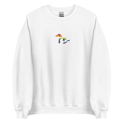 Great Lakes Sweatshirt | Unisex Standard - Rainbow Pride Emb.