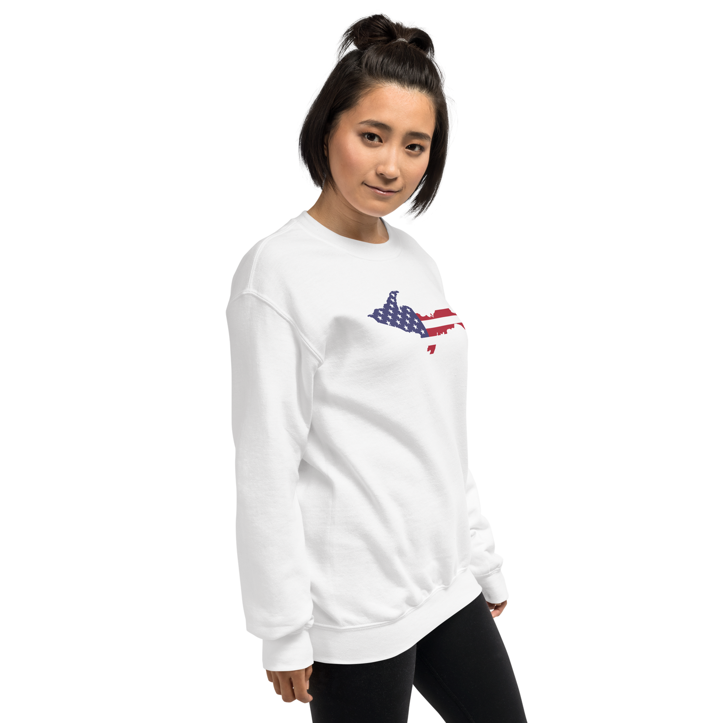 Michigan Upper Peninsula Sweatshirt (w/ UP USA Flag Outline) | Unisex Standard