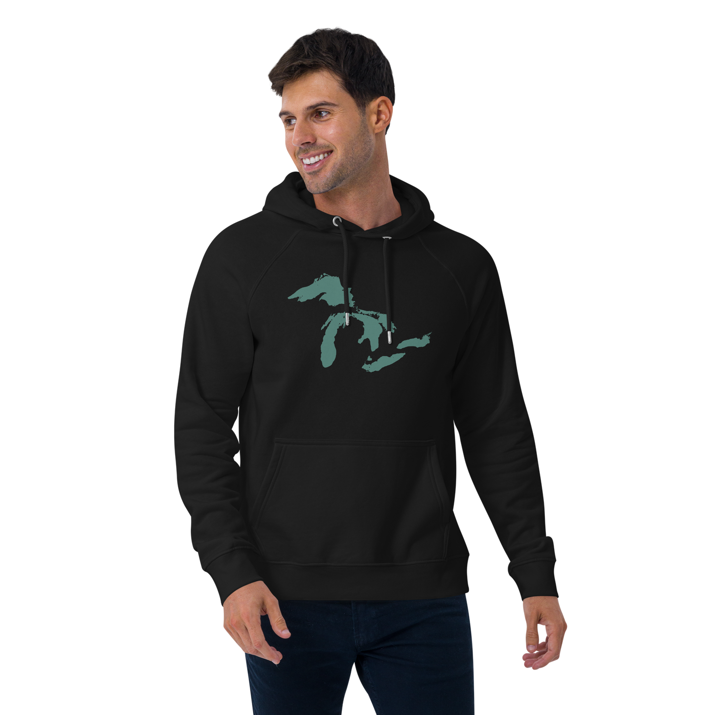 Great Lakes Hoodie (Copper Green) | Unisex Organic