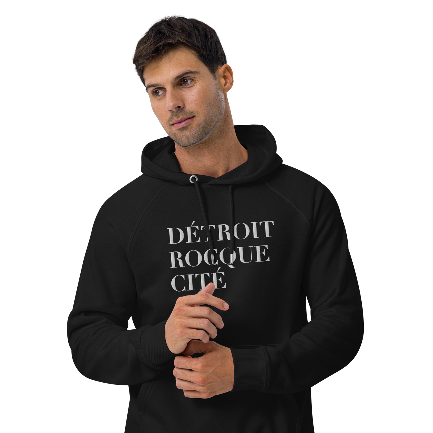 'Détroit Rocque Cité' Hoodie | Unisex Organic