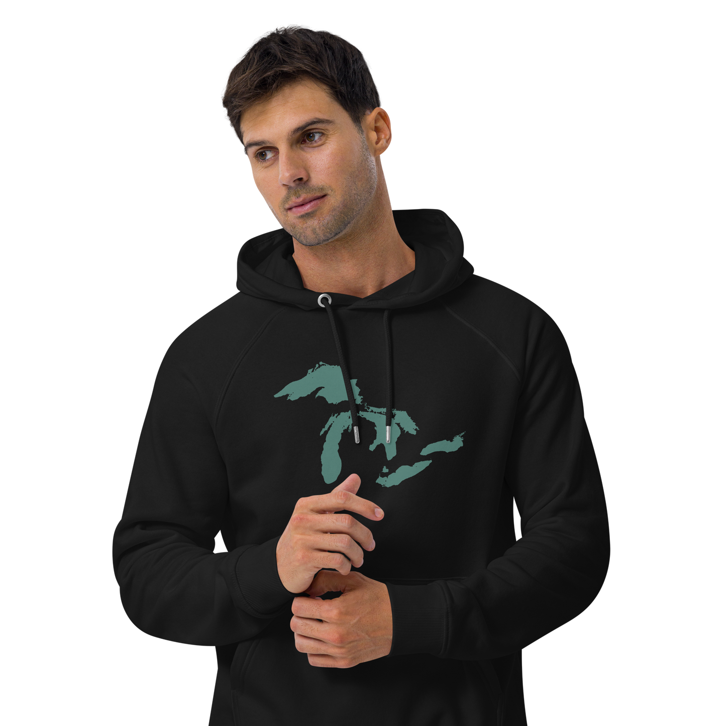 Great Lakes Hoodie (Copper Green) | Unisex Organic