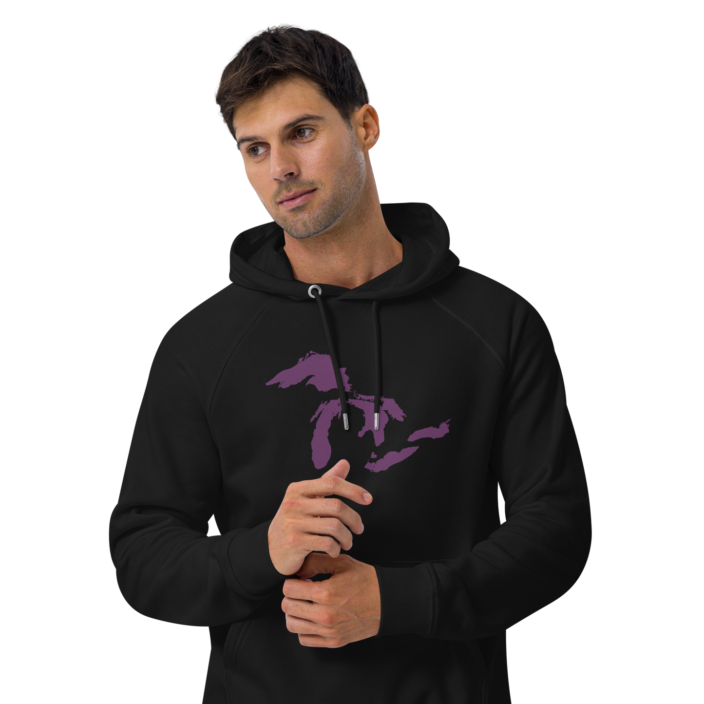 Great Lakes Hoodie (Plum) | Unisex Organic